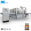 500-25000bph Fully Automatic Beverage Glass Bottle Filling Capping Labeling Line